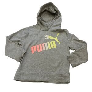 Girl's Grey Logo Hoodie sz 7 (s) Back to School Clothes